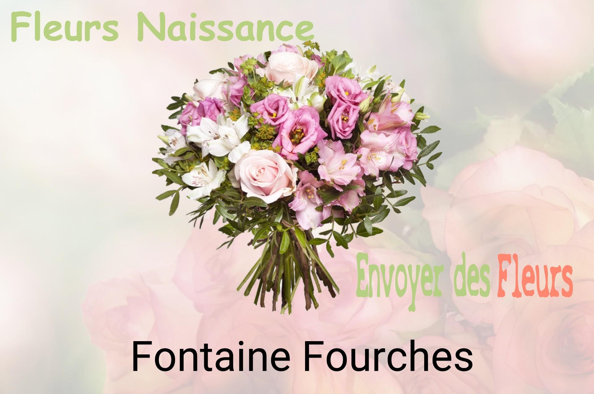 Bouquet de fleurs de naissance livré à Fontaine-Fourches